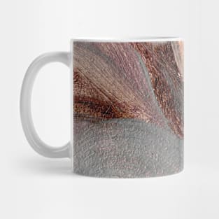 Purple Ochre Gray Abstract Art Mug